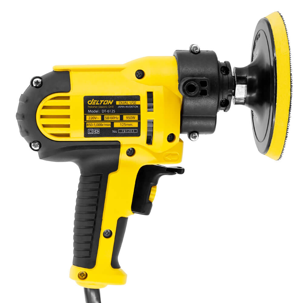 เครื่องขัดสีรถยนต์ DELTON รุ่น DT-6125 5 นิ้ว 950 วัตต์